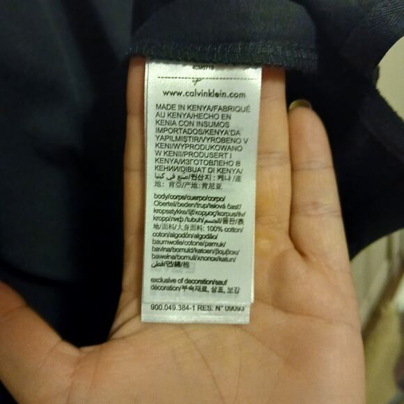 Mens Calvin Klein Liquid Touch XL Black Collard Shirt - Picture 7 of 9